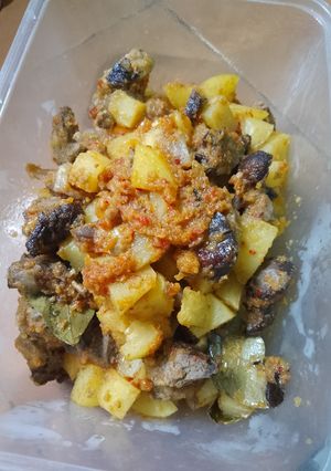 Foto resep Sambal Ati Ampela Kentang