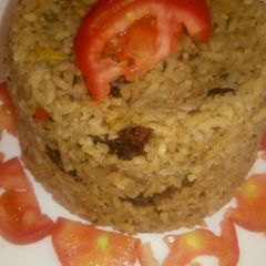 A picture of Pilau nyama #teamcontest #taarab #coastaltheme (#maindish).