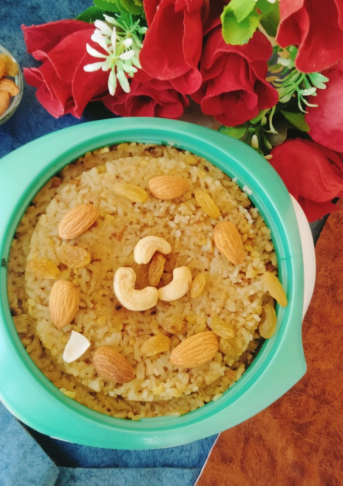 A picture of Chakkara pongal 😋😋.