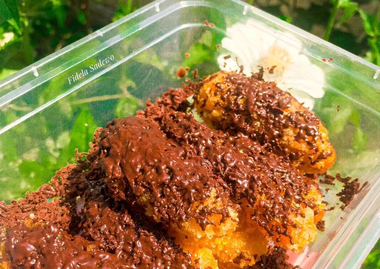 Pisang Goreng Pasir Coklat