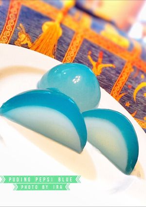 Foto resep Puding pepsi blue