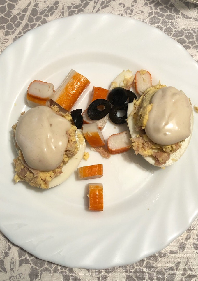 Una foto de Huevos con atún 🥚