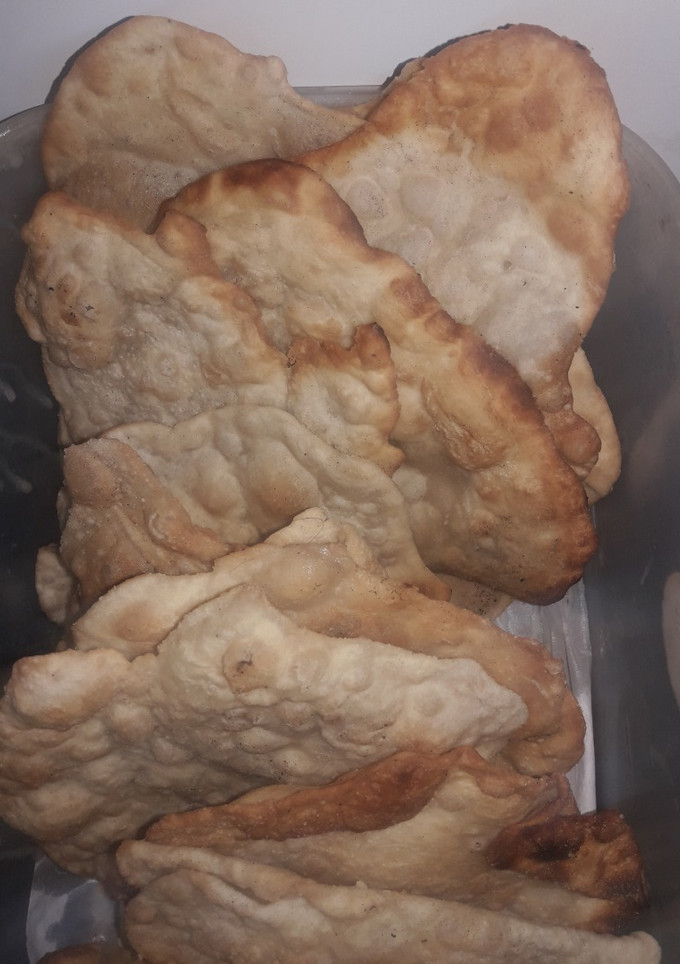 Una foto de Torta Fritas sin levadura