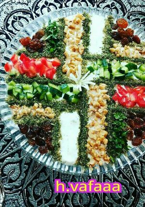 عکسی از دستور تزیین ماست