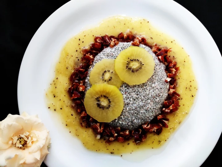 Recipe Kiwi chia pudding the Can Spoil the Tongue Delicious