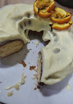 صورة لوصفة صوص البرتقال 🍊 لكيكة البرتقال 🍊