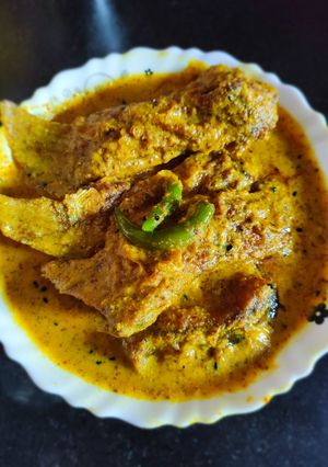 চিতল মাছের সর্ষে ঝাল (chital maacher sorshe jhaal recipe in Bengali) রেসিপির প্রধান ছবি