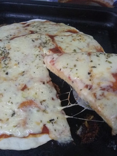 Una foto de Pizza casera rápida
