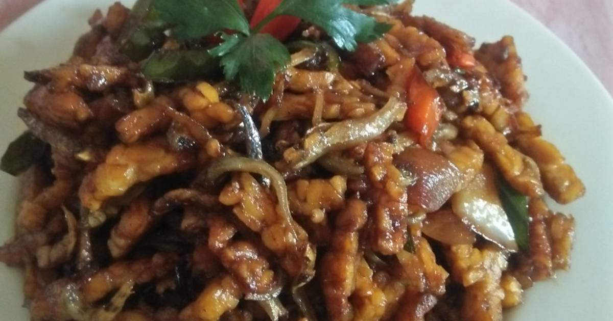 Resep Tumis Tempe Teri Pedas Manis Gurih Oleh Devi Riniawati Cookpad