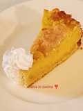 Crostata con grano e crema pasticcera