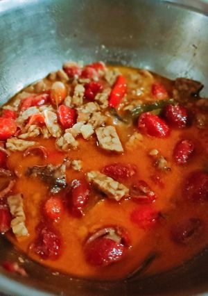 Foto resep Sayur tempe melinjo santan