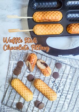Gambar Waffle Stick with Chocolate Filling