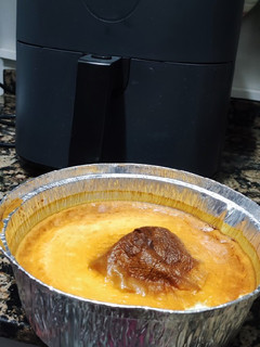 Una foto de Tarta de queso al air fryer