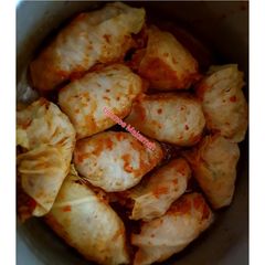 Stuffed Cabbage Rolls A picture of Stuffed Cabbage Rolls.