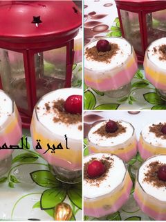 صورة لوصفة مهلبيه بالقشطة