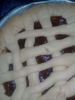 Una foto de Pasta frola Para el Mate😍❤