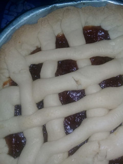 Una foto de Pasta frola Para el Mate😍❤