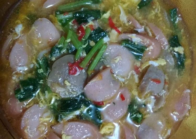 Resep Seblak kuah  bakso sosis, Bikin Ngiler