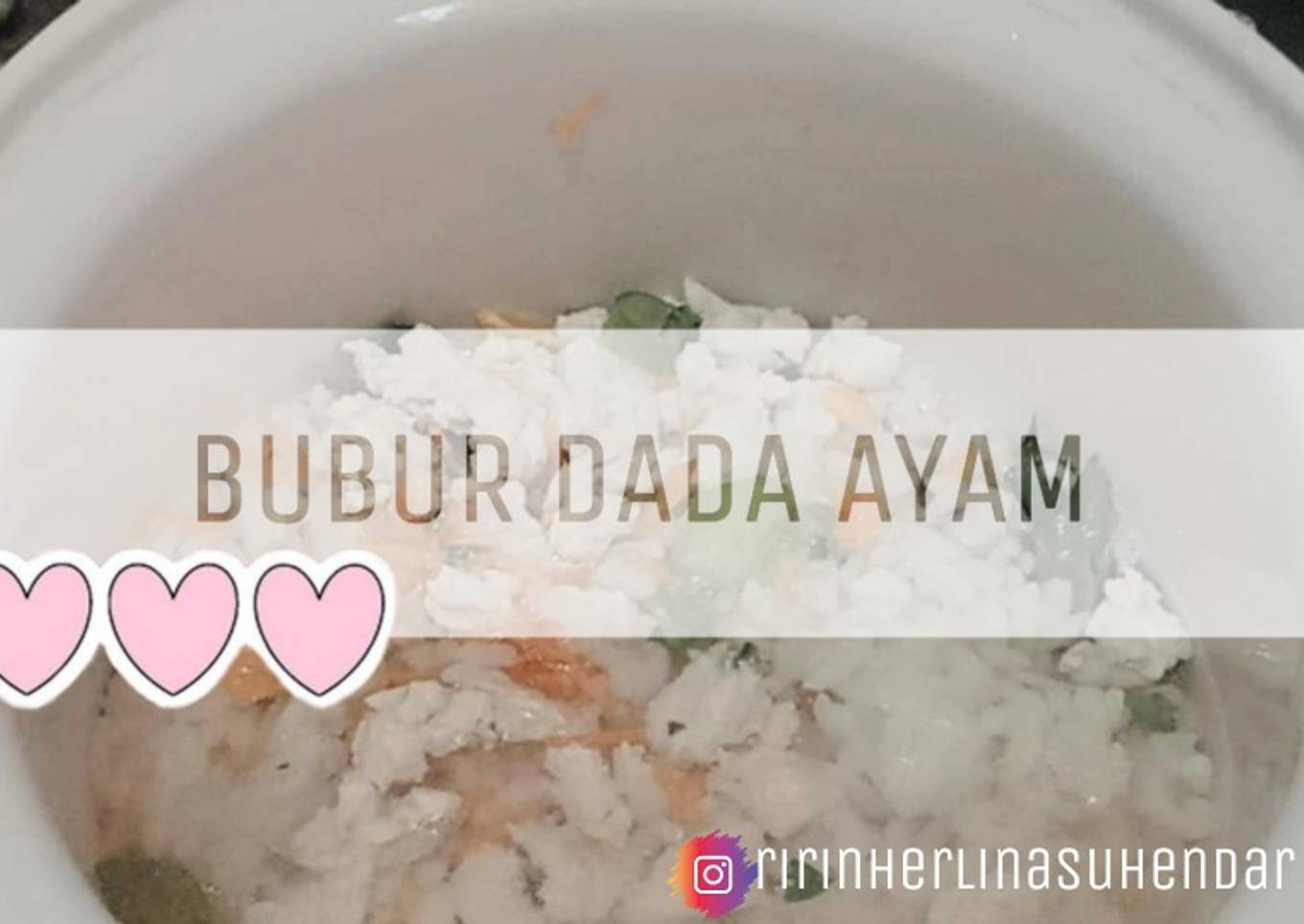 BUBUR WORTEL DADA AYAM || MPASI 7M