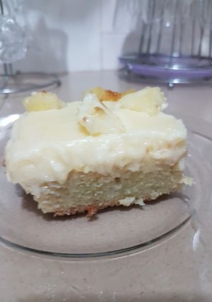 Una foto de Bizcocho de piña colada