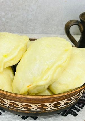 Фото Вареники на пару з квашеною капустою/Пухке тісто для будь-якої начинки/Українська кухня.