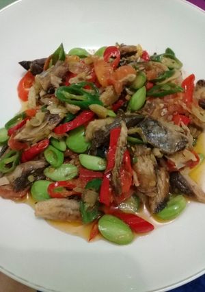 Foto resep Tumis Ikan Tongkol Sue-Sue (suir) Petai