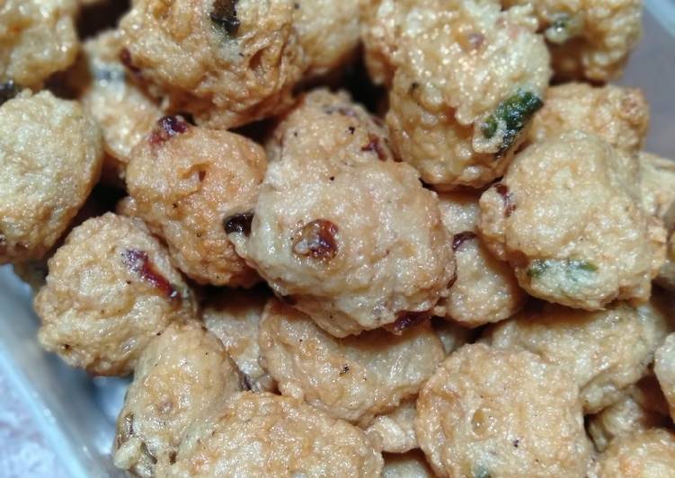 Bahan Bakso udang goreng | Cara Membuat Bakso udang goreng Yang Lezat Sekali