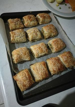 A picture of Sausage rolls.