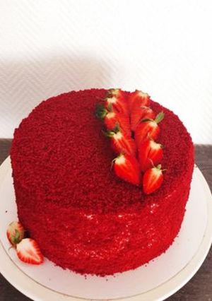 عکسی از دستور کیک مخملی قرمز