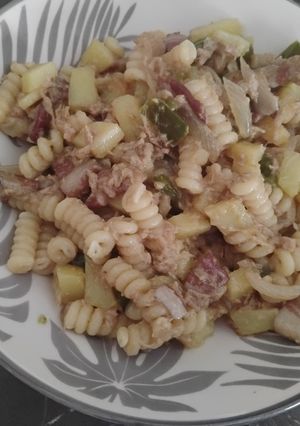 Foto di Fusilli con tonno,pancetta,cipolla e una patata 🤗