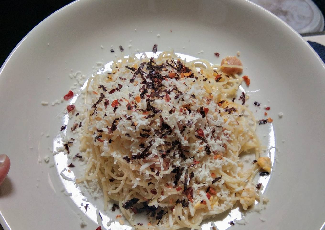 Spaghetti Aglio Olio (mudah dan enak)