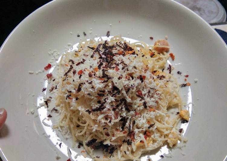 Resep Spaghetti Aglio Olio (mudah dan enak) Anti Gagal