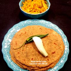 A picture of Bajra Kasoori Methi Thepla.