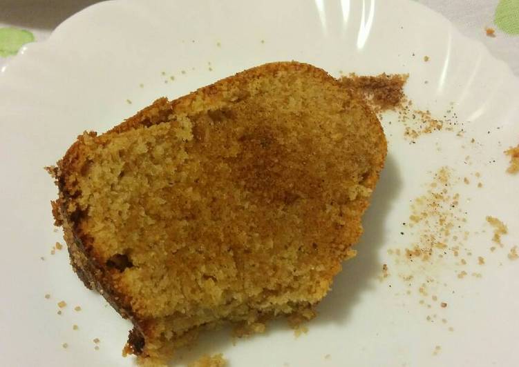 Bolo de banana de farinha de rosca