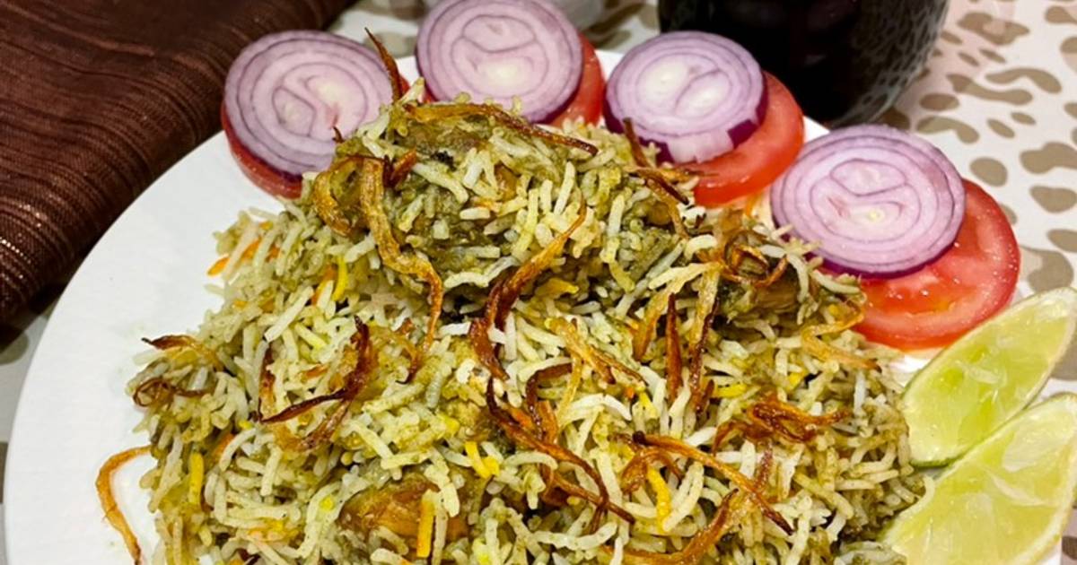 Hari Chutney Biryani Recipe by Sadaf Jabeen Cookpad