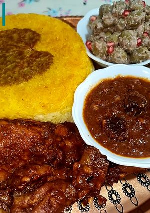 عکسی از دستور خورشت ناردون با گوشت بوقلمون😋