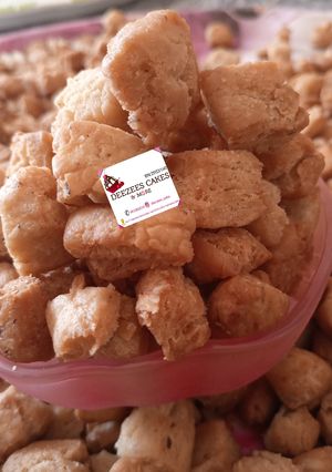 A picture of Coconut chinchin.