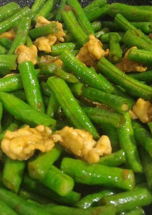 Foto resep Tumis kacang panjang daging