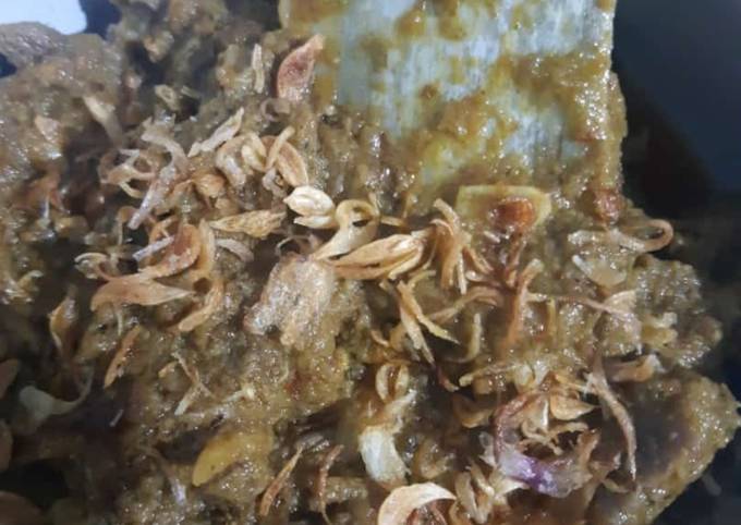 Rendang daging kambing