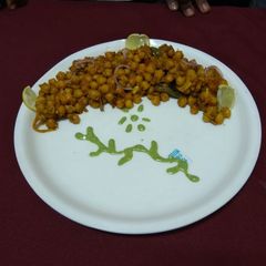 Dry chana masala A picture of Dry chana masala.