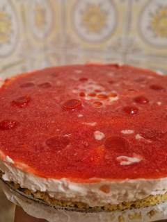 Una foto de Cheesecake con Pikotas