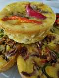 Kuih Cara berlauk (muffin with minced beef curry) non keto