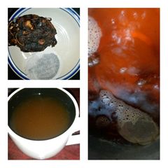 A picture of Tamarind tea(shayin tsamiya).
