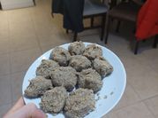 Una foto de trufas de chocolate