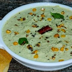 A picture of Coconut chutney.