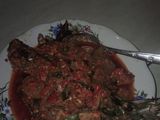 Ikan kembung kuah rujak