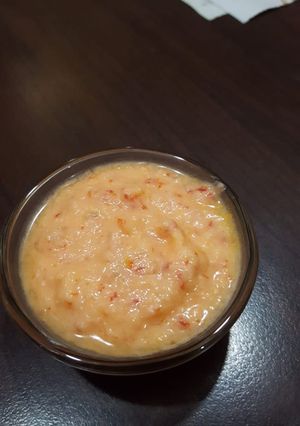 A picture of Lal Mirch ki chutney.