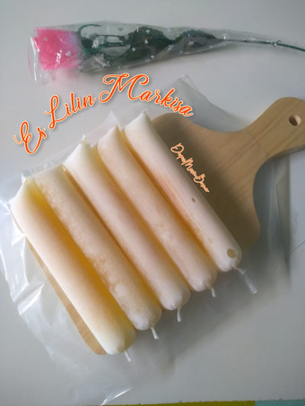 Resep 230. Es Lilin Buah Markisa yang Lezat Sekali