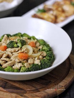 Foto resep Brokoli Cah Ayam Saus Tiram