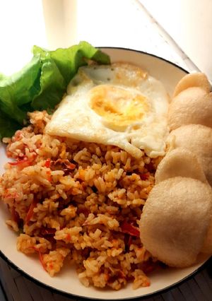 Foto resep Nasi goreng kecombrang teri medan🥗